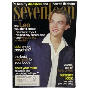 Vintage Seventeen Magazine with Leonardo DiCaprio on the Cover